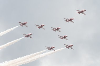 T1 jet uçağı air Show Şahin