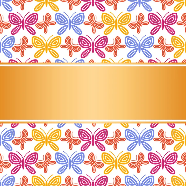 Vintage background, summer and spring style invitation, greeting — Stock Vector