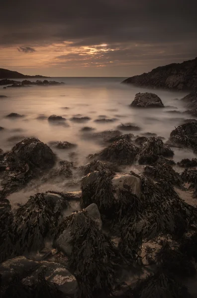 Paisaje marino atardecer — Foto de Stock