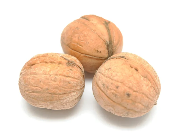 Tres nueces — Foto de Stock