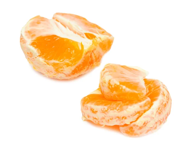 Slices peeled Orange — Stock Photo, Image