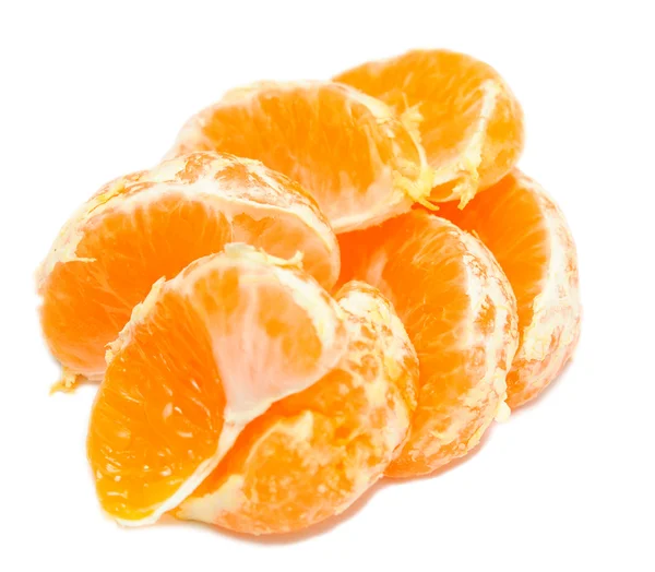 Soyulmuş portakal dilimleri — Stok fotoğraf