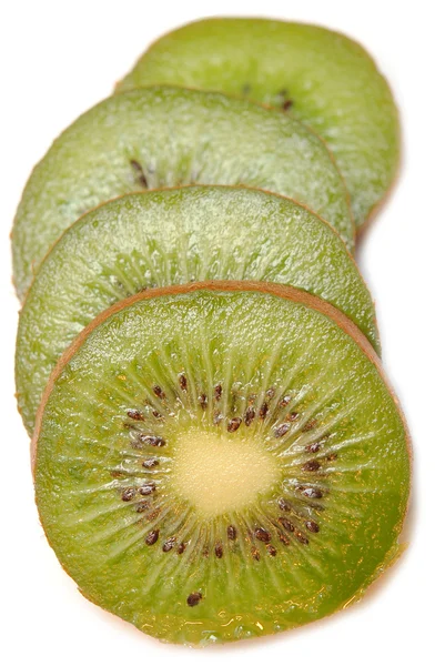 Piezas frescas kiwi fruta — Foto de Stock