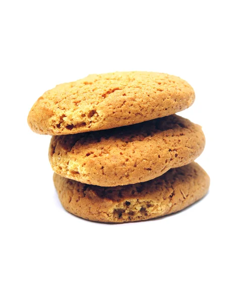 A stack fresh oats cookies — Stock Photo, Image