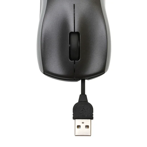 コンピューターのマウスは、白い背景で隔離 — ストック写真