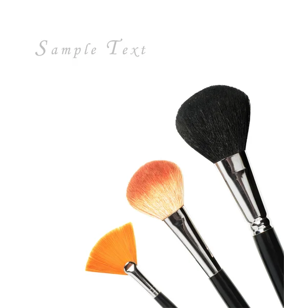 Set de maquillage isolé sur fond blanc — Photo