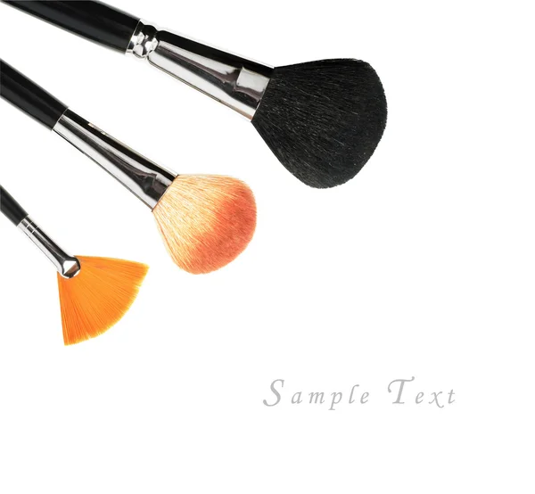 Make-up instellen geïsoleerd op witte achtergrond — Stockfoto