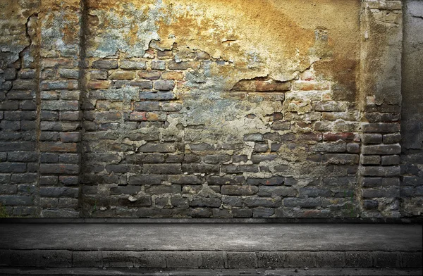 Street Grunge Wall. digitaler Hintergrund für Studiofotografen. — Stockfoto