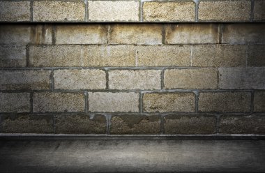 Street grunge wall. Digital background for studio photographers.