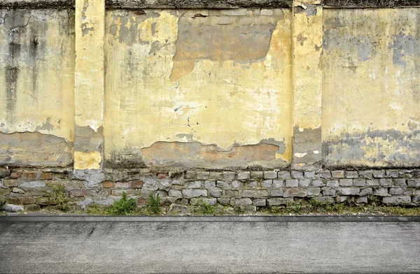 Muro del grunge di strada. Sfondo digitale per fotografi in studio . — Foto Stock