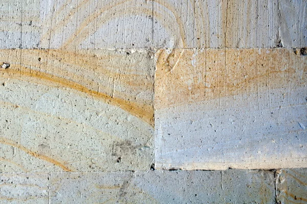 Kalksteinmauer Stockfoto