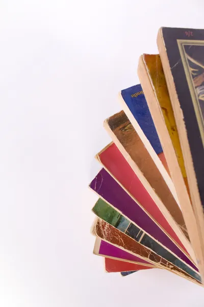 Stack of Old Paperback Book — Stock Photo, Image