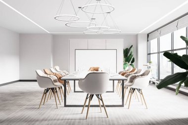 3D iş görüşmesi ve çalışma odası