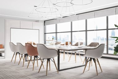 3D iş görüşmesi ve çalışma odası