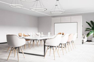 3D iş görüşmesi ve çalışma odası