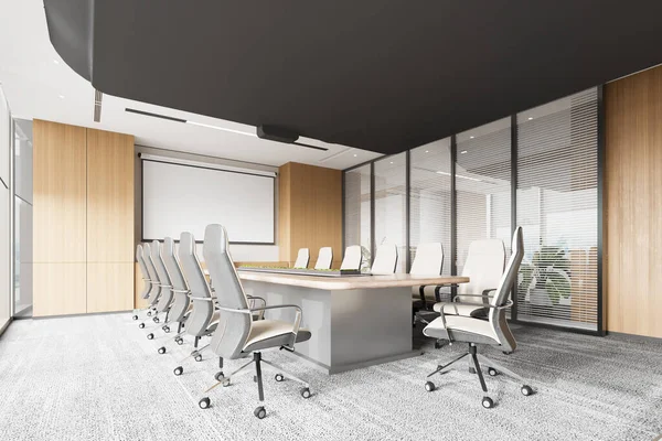 Rendering Business Meeting Und Arbeitszimmer — Stockfoto