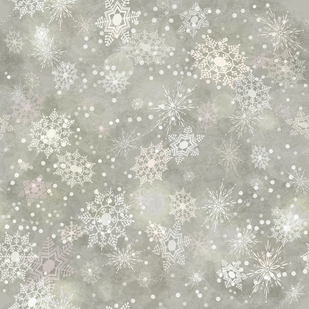 Wrapping Weihnachten Vintage Paper Hintergrund mit Schneeflocke