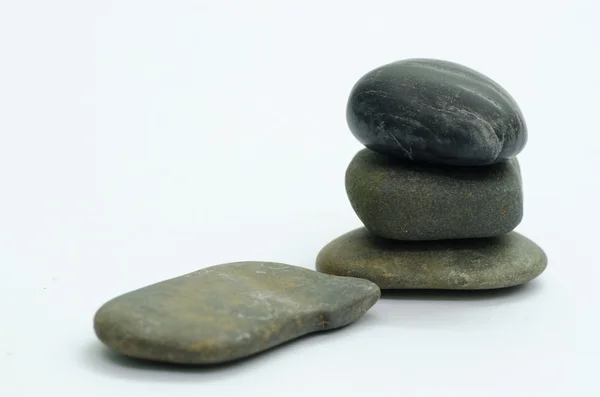 Stacked and directional rocks — Stock Photo, Image