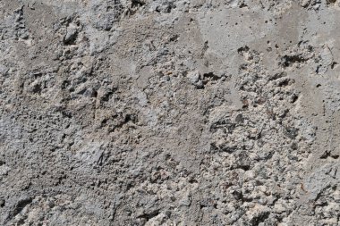 Sert gri beton duvar. Şehir geçmişi. Modern tasarım ögesi.