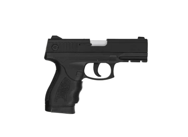 Modern Semi Automatic Pistol Short Barreled Weapon Self Defense Arming — Stock Photo, Image