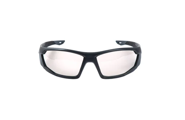 Moderne Veiligheidsbril Voor Atleten Schutters Werknemers Oogbescherming Bril Geïsoleerd Witte — Stockfoto