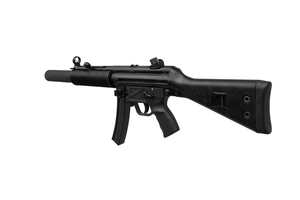 Kulomet Mp5 Malá Automatická Zbraň Ráže Ozbrojení Policie Speciálních Jednotek — Stock fotografie