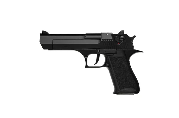 Pistola Semi Automática Moderna Uma Arma Cano Curto Para Autodefesa — Fotografia de Stock