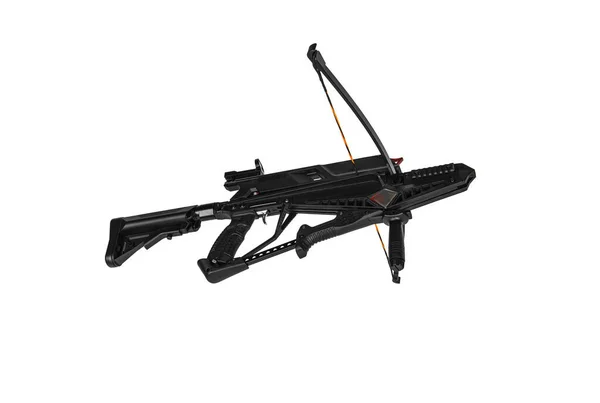 Modern Crossbow Isolate White Background Quiet Weapon Hunting Sports — Stock Photo, Image