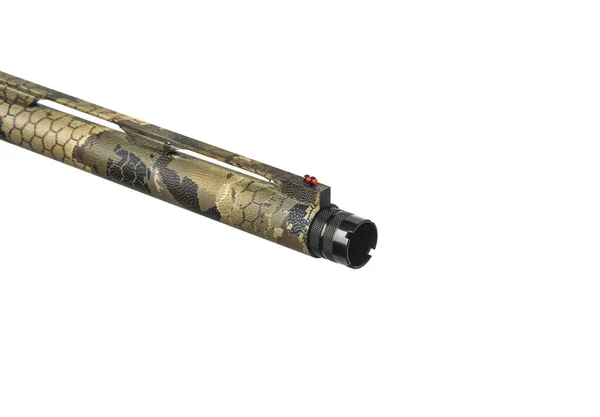 Modern Semi Automatic Shotgun Weapons Sports Hunting Rifle Camouflage Coloring — Stock Fotó
