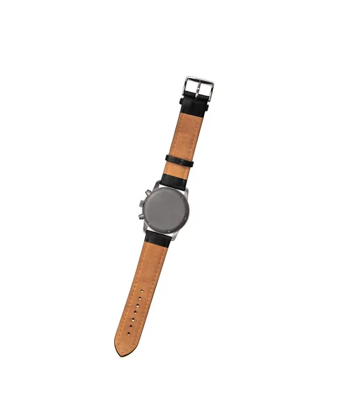 Reloj Pulsera Aislado Sobre Fondo Blanco Reloj Pulsera Deportivo Con —  Fotos de Stock