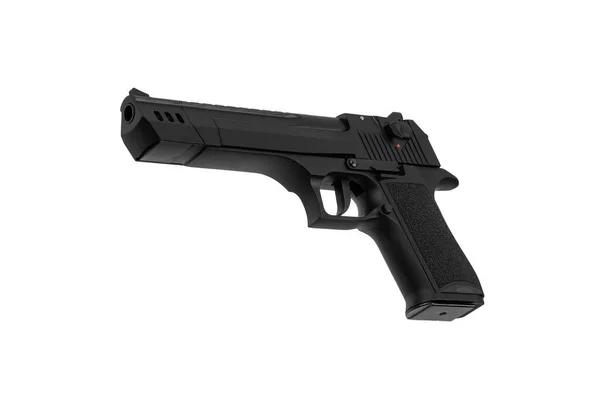 Pistola Semiautomática Moderna Arma Cañón Corto Para Autodefensa Armando Policía —  Fotos de Stock