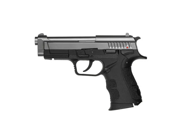 Modern Halvautomatisk Pistol Ett Kortpipipigt Vapen För Självförsvar Beväpnar Polisen — Stockfoto