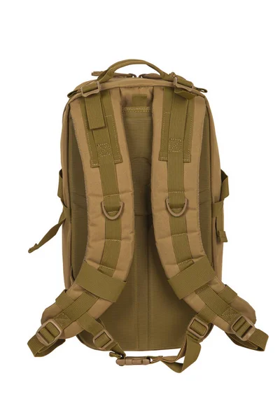 Moderner Taktischer Rucksack Mit Reißverschlüssen Und Zusätzlichen Taschen Große Sichere — Stockfoto