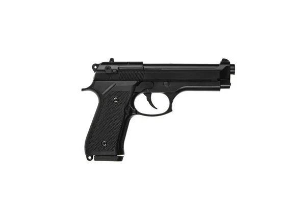 Pistola Semi Automática Moderna Uma Arma Cano Curto Para Autodefesa — Fotografia de Stock