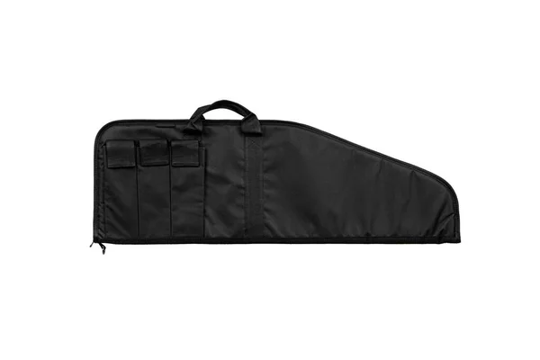 Soft Black Weapon Case Extra Pockets Bag Storing Transporting Weapons — ストック写真