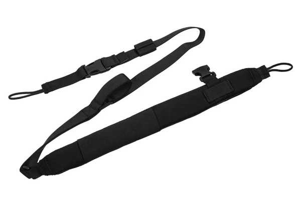 Nylon Shoulder Strap Gun Isolated White Background Belt Comfortable Carrying — Foto de Stock