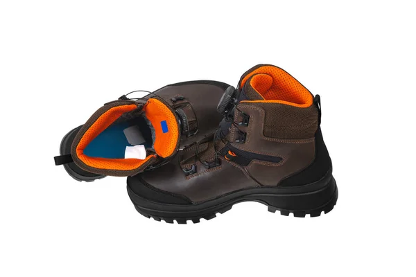 Modern High Boots Extreme Conditions Shoes Climbers Hunters Outdoor Recreation — Stockfoto