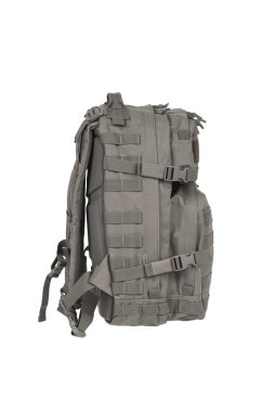 Military tactical  backpack. Travel bag. Rucksack isolated on white background.