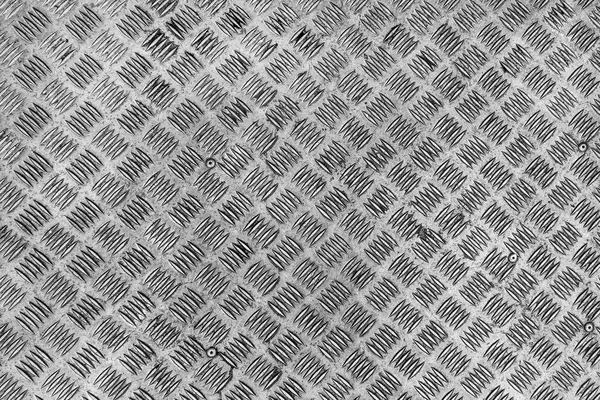 Surface Métallique Avec Texture Plaque Diamant Tôle Acier Diamant Modèle — Photo