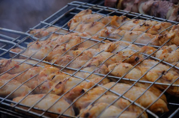 Alitas de pollo barbacoa — Foto de Stock