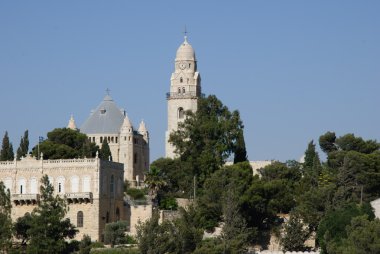 Dormition abbey, mount zion, jerusalem, İsrail
