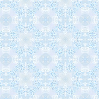 Noel Dikişsiz desen beyaz kar taneleri