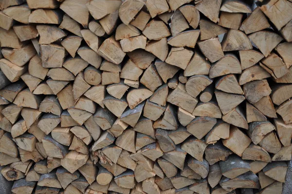 Background Logs Stacked Row Tree Logs Background — Stock Photo, Image