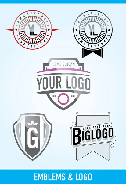 Емблеми & логотипи — стоковий вектор
