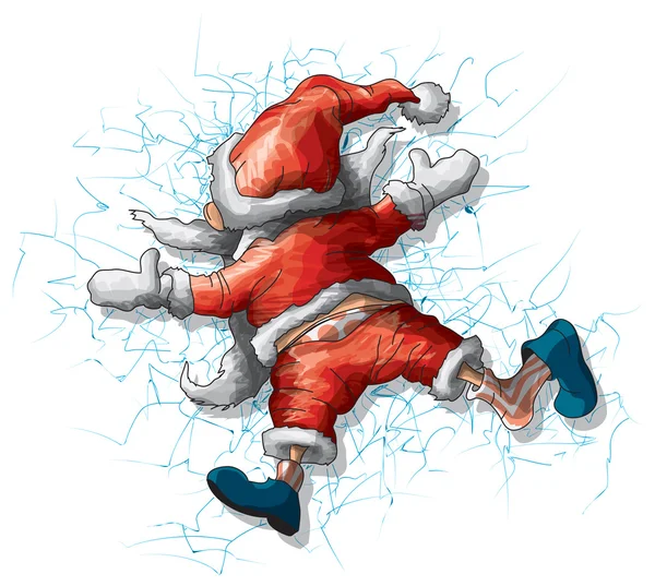 Kerstman — Stockvector