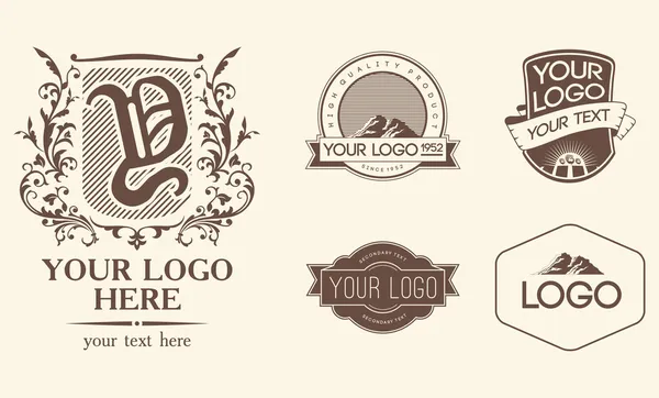 Emblemas y logotipos — Vector de stock