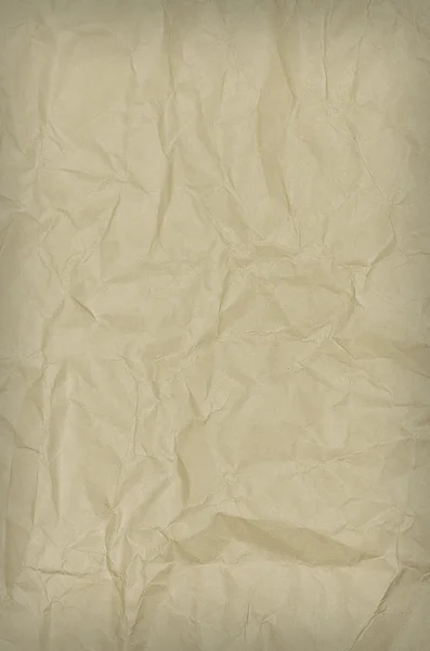 Wrinkled Paper Texture — Stock Photo, Image
