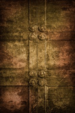 Ancient Church Door clipart