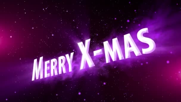 Merry x-mas animacji — Wideo stockowe