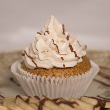 vegan muz vanilla kek